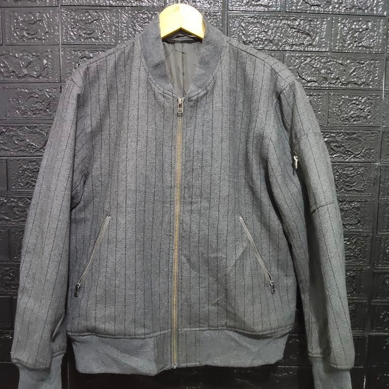 GU by UNIQLO Wool MA-1 Bomber Jacket