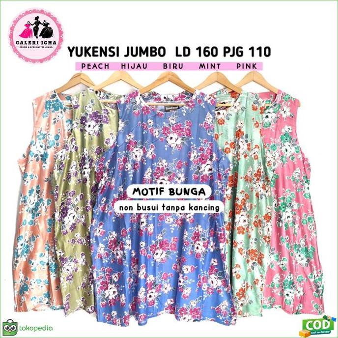 Daster Cewe Daster Yukensi Jumbo Batik Daster Gondil Tanpa Lengan Ld 160 Katun
