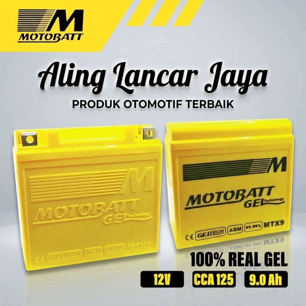 aki motor Bajaj Pulsar 180, bajaj pulsar 220 motobatt MTX9