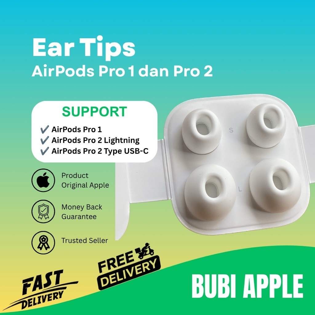 eartips airpods pro original apple cabutan