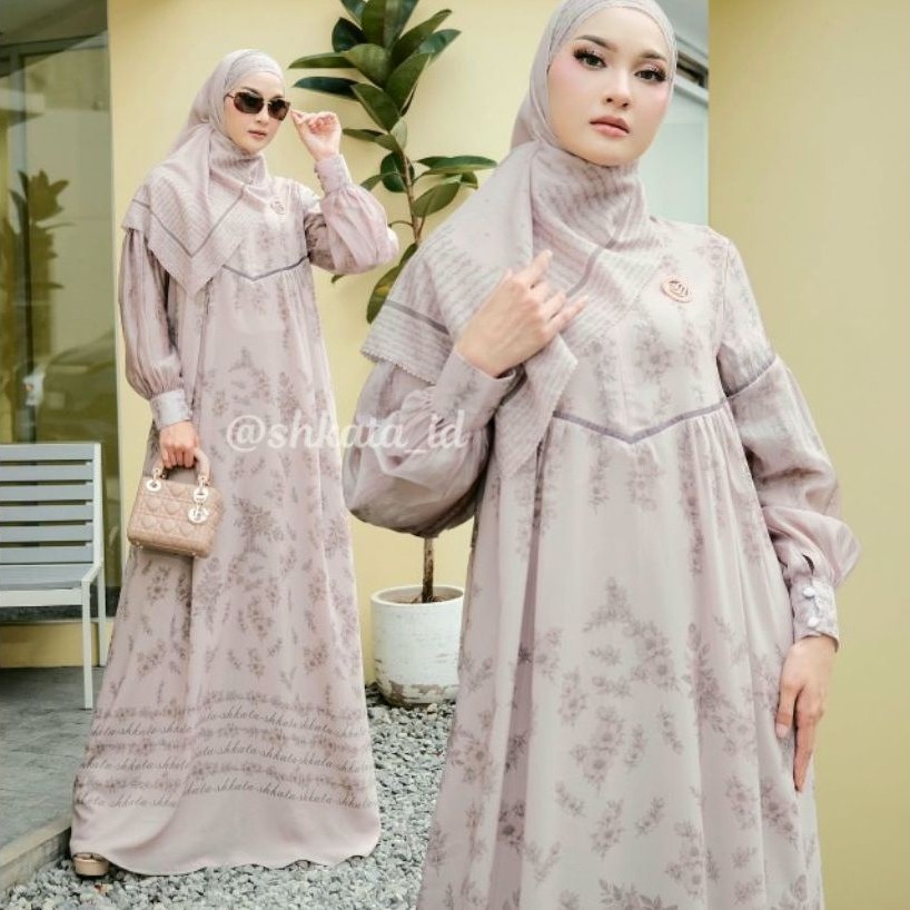 Premium Narumi series by shkata gamis kerudung
