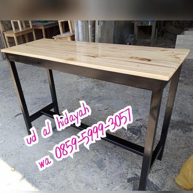(Masterpiece) MEJA BAR JATI BELANDA REQUEST PANJANG 120X55X105 CM