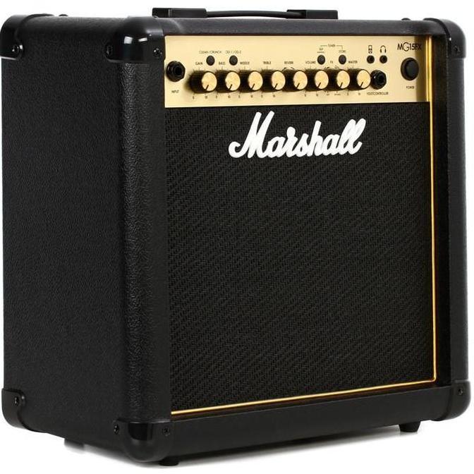 FELY_SUGESTI - AMPLI GITAR MARSHALL MG15GFX MG15FX GOLD MG15 GFX 15 WATT 1X8 INCH APS