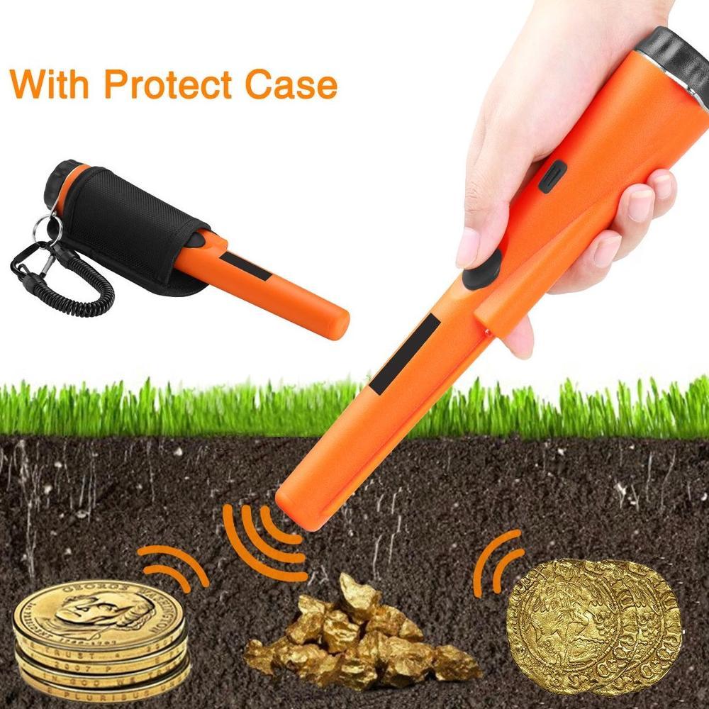 Detektor Logam 360 Tahan Air Detektor Logam Penunjuk Tepat GP-pointer Detektor Logam Emas Alarm Stat