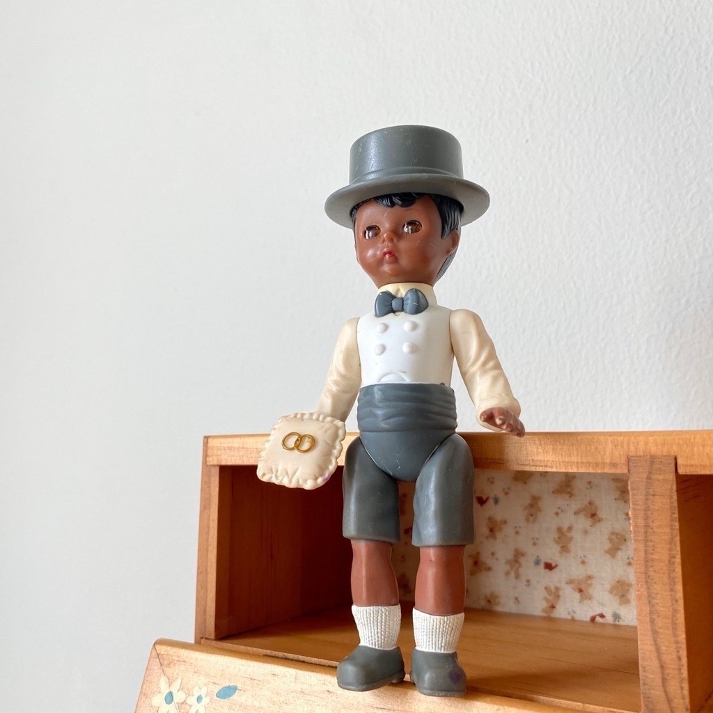 vintage figure madame alexander wedding ring bearer