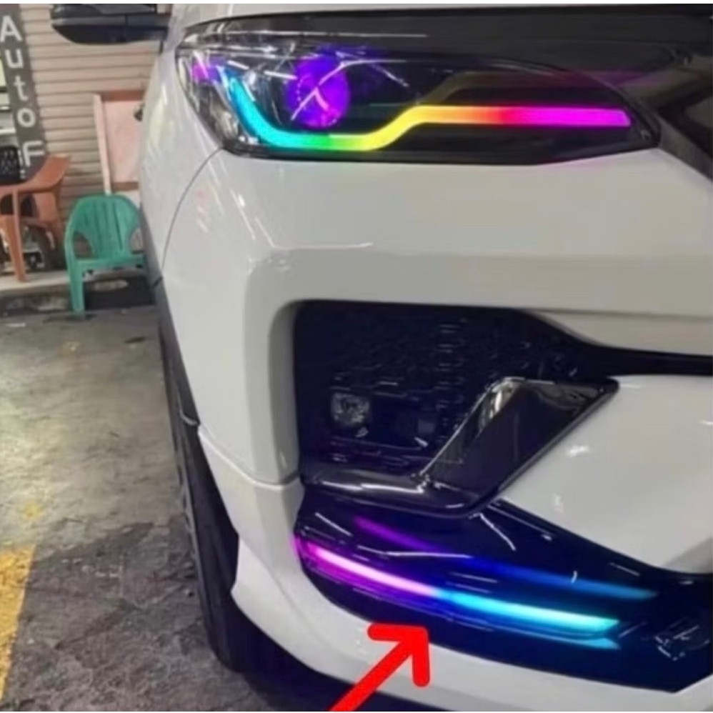 drl led fortuner rgb 2022 2023 2024