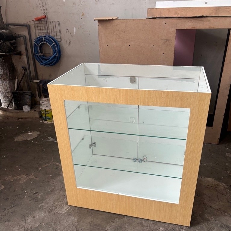 Meja kasir etalase mini | 80x50x85