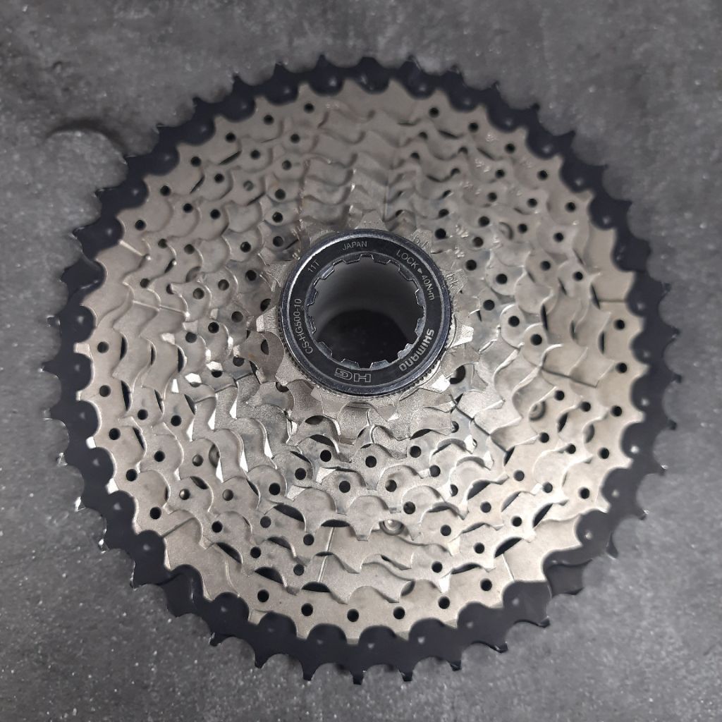 Sprocket Cassette Shimano Deore CS-HG500 10 Speed 11-42T - Sproket Shimano Deore HG500 10 Speed 11-4