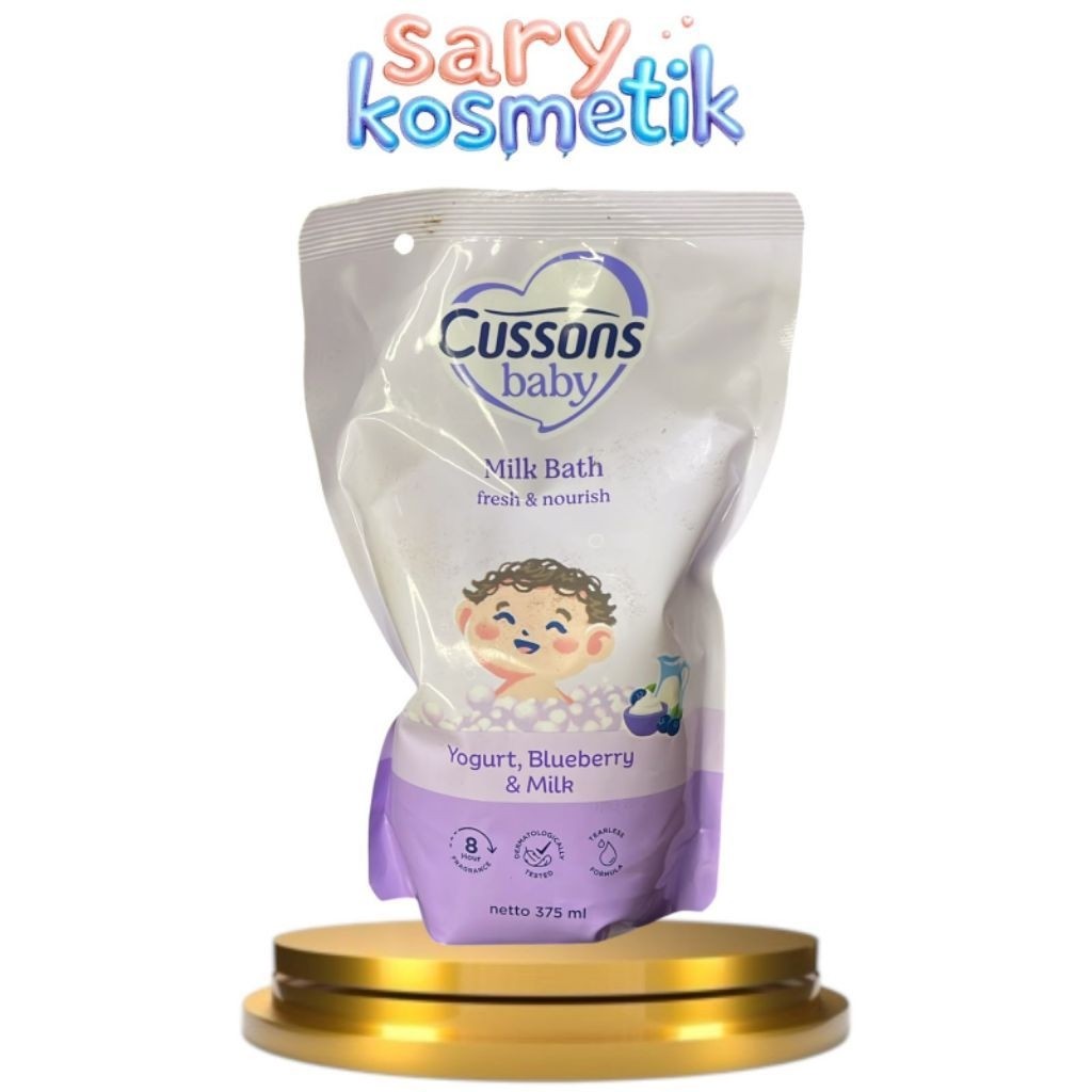 ui.pz}[refill 375 ml] CUSSONS BABY milk bath fresh nourish sabun mandi wangi halus dan lembab kulit