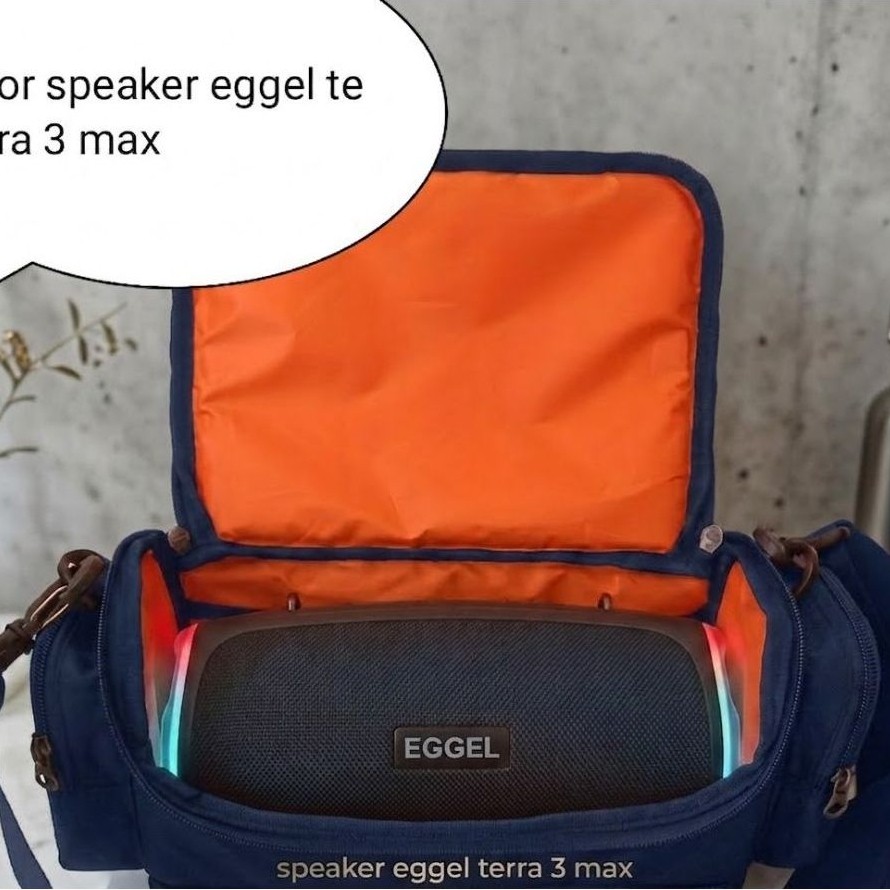 Tas speaker untuk eggel terra 3 max travel bag for speaker eggel terra 3 max tas multifungsi bag pre