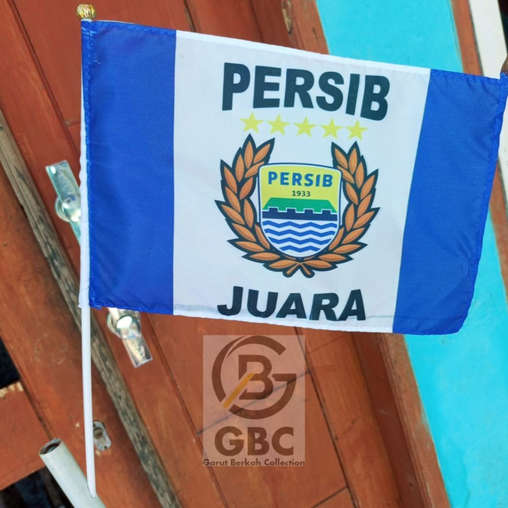 Bendera tangan Persib..bendera kecil persib