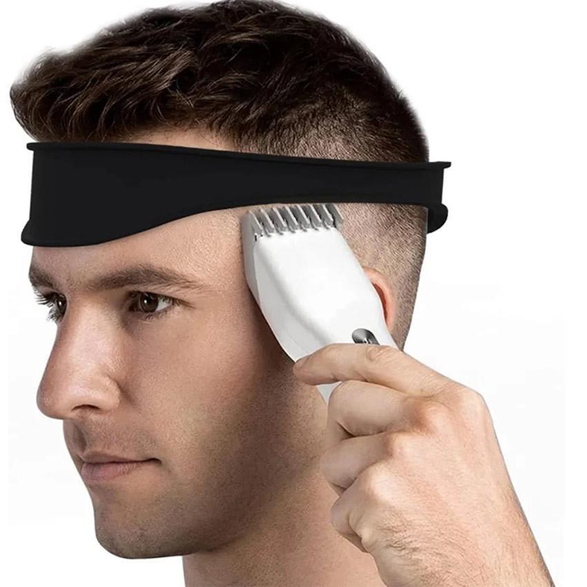 Alat Pita Rambut Silikon Pemotong Rambut Pria / Hair Trim Guide Dapat Disesuaikan Original
