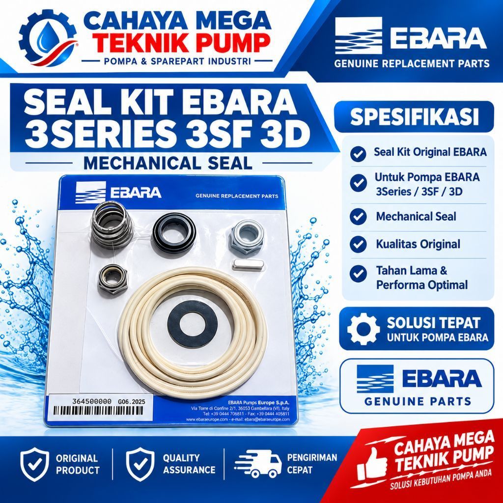 seal kit ebara 3series 3SF 3D/mechanical seal