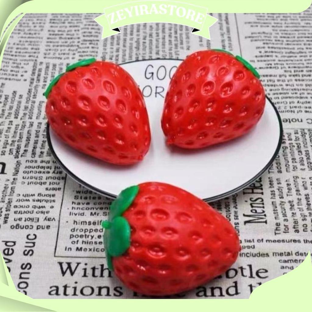 Promo Mainan Squishy Strawberry/Fidget Toys Squishy Strawberry Sale