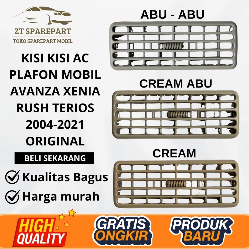 KISI KISI AC PLAFON MOBIL AVANZA XENIA RUSH TERIOS 2004-2021 ORIGINAL