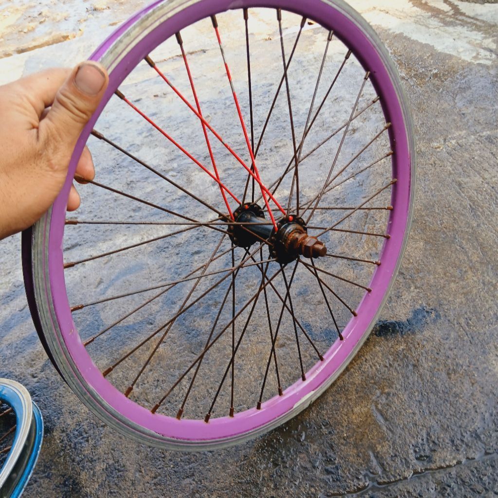 pelek/velg sepeda BMX/LIPAT/MINI ukuran 20ind