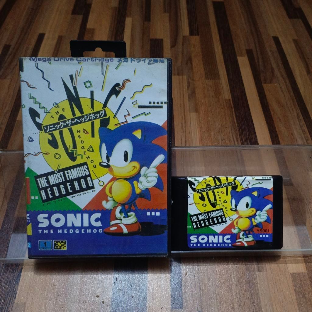 Kaset Sega MegaDrive Sonic The Hedgehog Bootleg