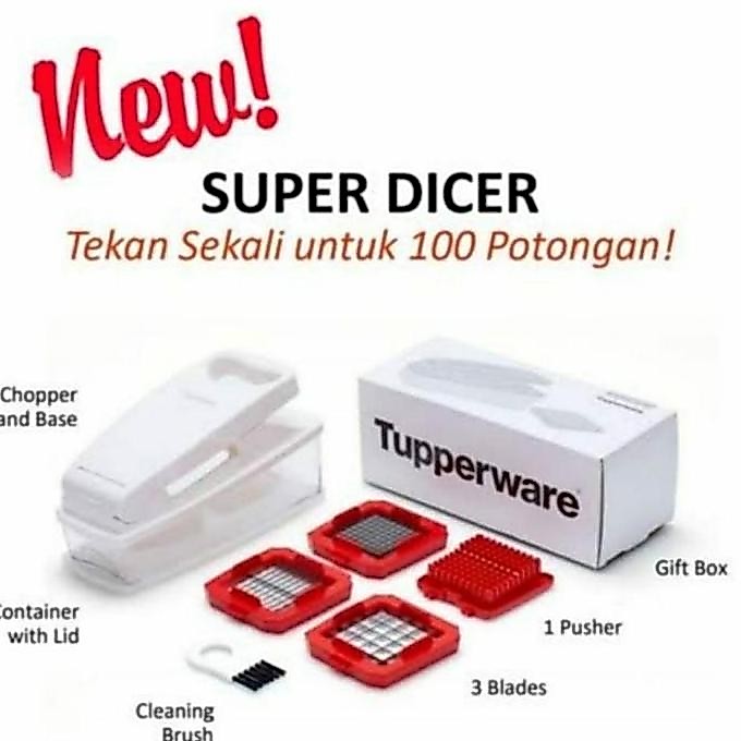 Tupperware Superdicer alat buah dan sayuran super dicer