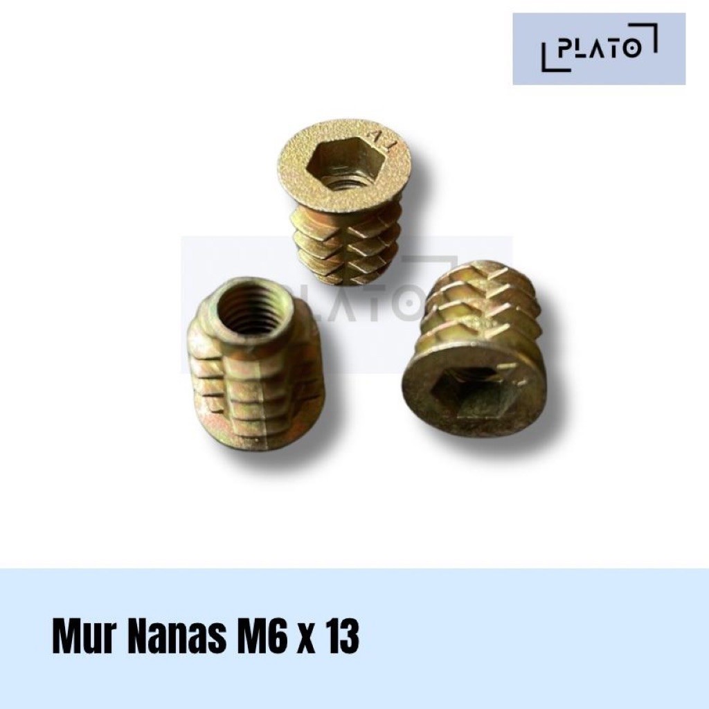 Mur Nanas/Mur tanam M6x13