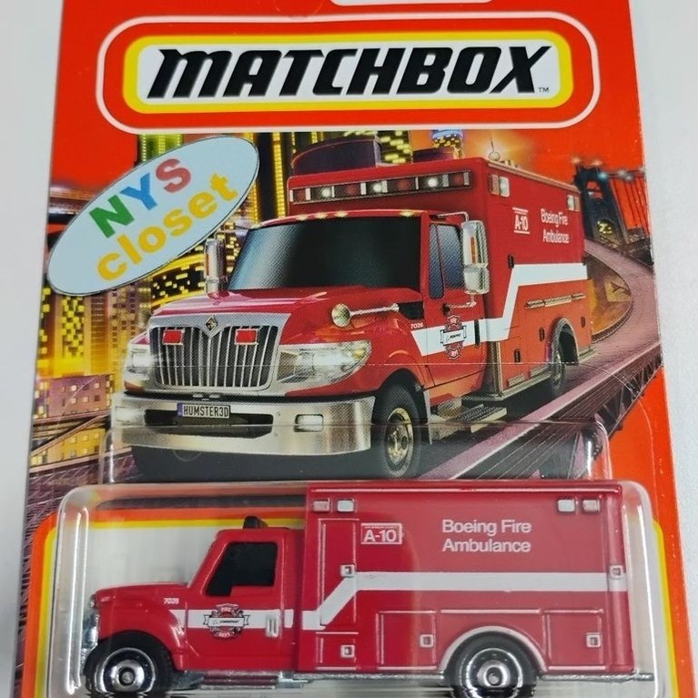 Matchbox International Terrastar Fire Ambulance