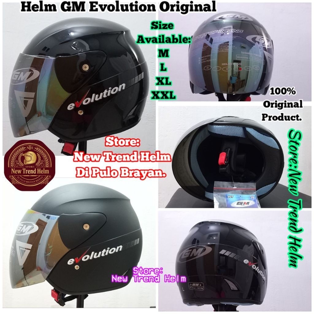 Helm GM Evolution polos Original