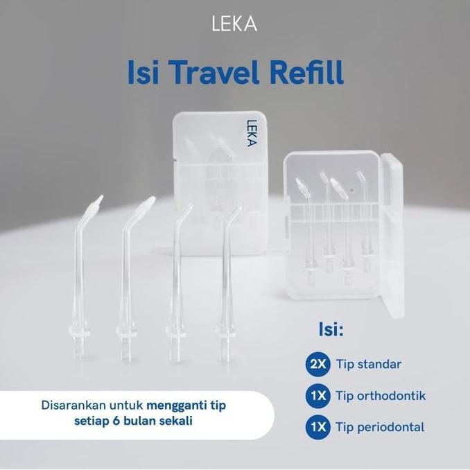 Zahn- Leka - Oc556 Aqua Flosser Tip - Refill Travel