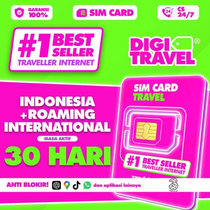 SIM Card Simcard 3 UK & Indonesia Internasional | Kartu 3 UK Whatsapp nomor UK+44