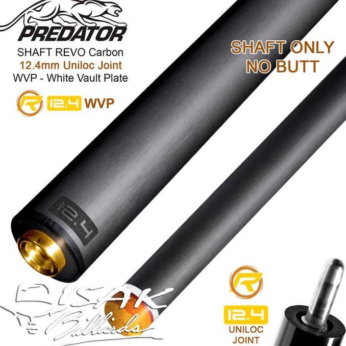 Predator Revo 12.4 mm Uniloc Shaft - Carbon Billiard Stick Biliar Stik
