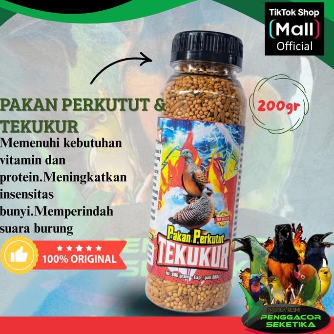 PAKAN PERKUTUT TEKUKUR PENGGACOR BURUNG