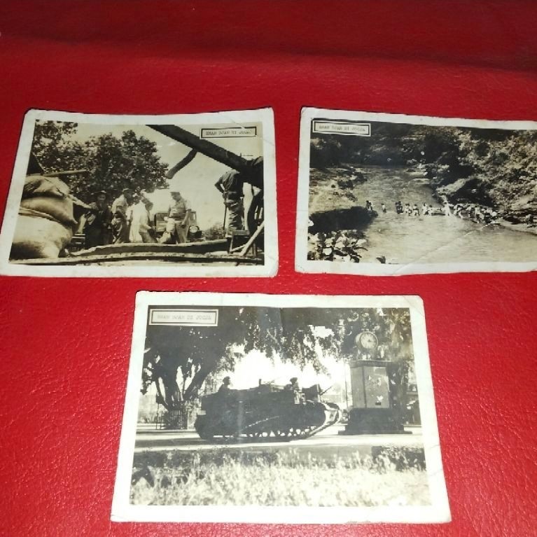Foto Lawas Original Film "Enam Djam di Jogja" 1951 Karya Usmar Ismail Memorabilia Langka Klasik Indo