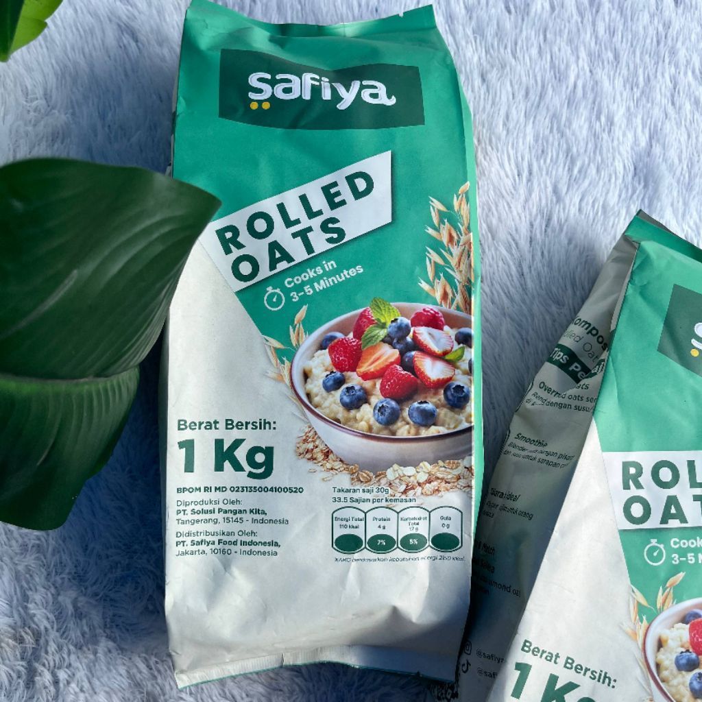 Safiya Rolled Oat Gandum Utuh 1 kg