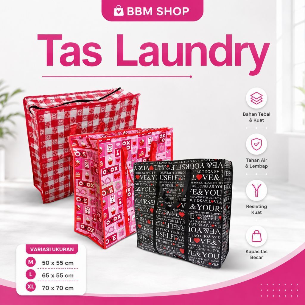 Tas Belanja Laundry tas Karung Jumbo