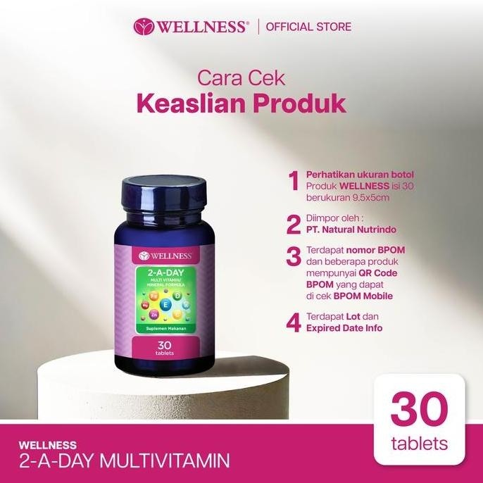 Wellness Multivitamin/Mineral 2 A Day 30