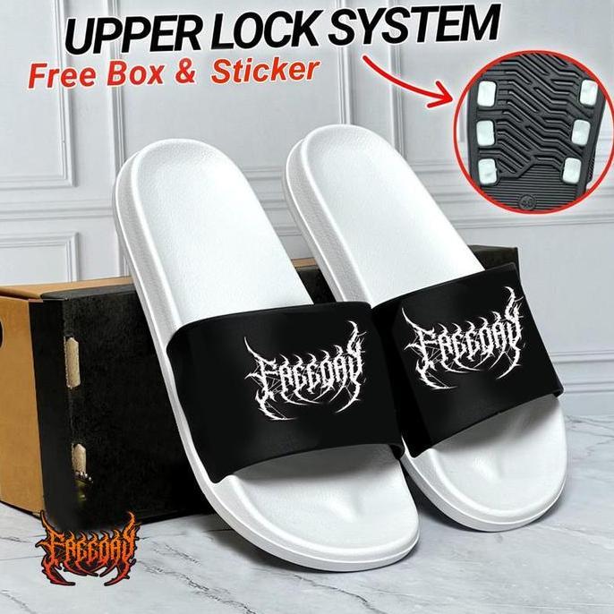 Rediant Sandal Slop Polos/Sendal Slide Pria Wanita Lebaran Cowok Cewek Original Brand/Sendal Slop Sl