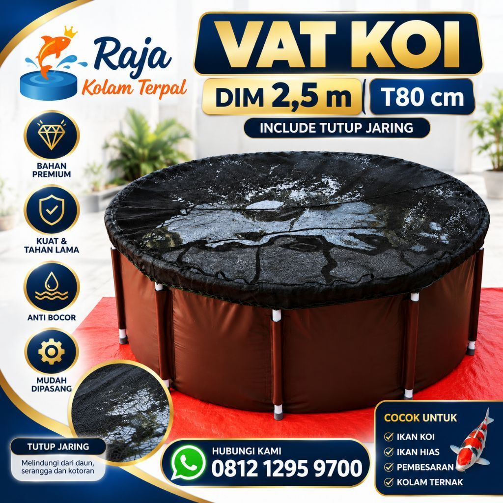 Vat Koi Dim 2.5m T80cm Fullset