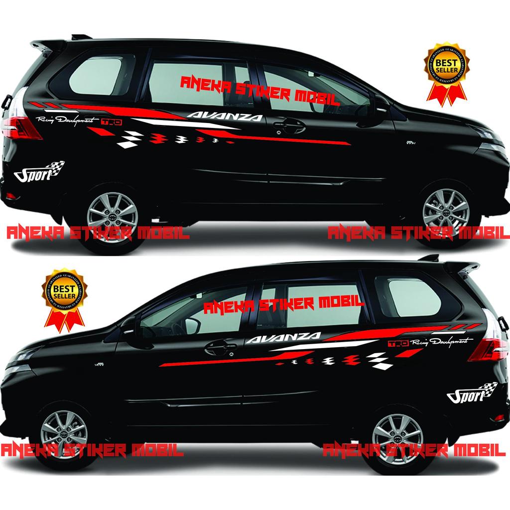 Stiker Mobil Avanza Aksesoris Body Mobil Avanza Cuting Sticker Mobil Avanza