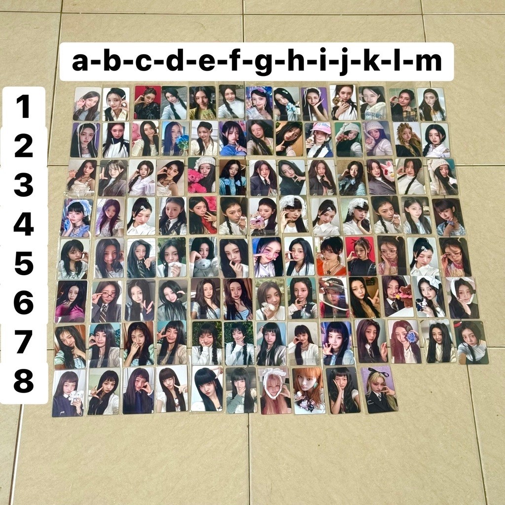 PHOTOCARD ILLIT YUNAH MINJU MOKA WONHEE IROHA ( PC ILLIT OFFICIAL )