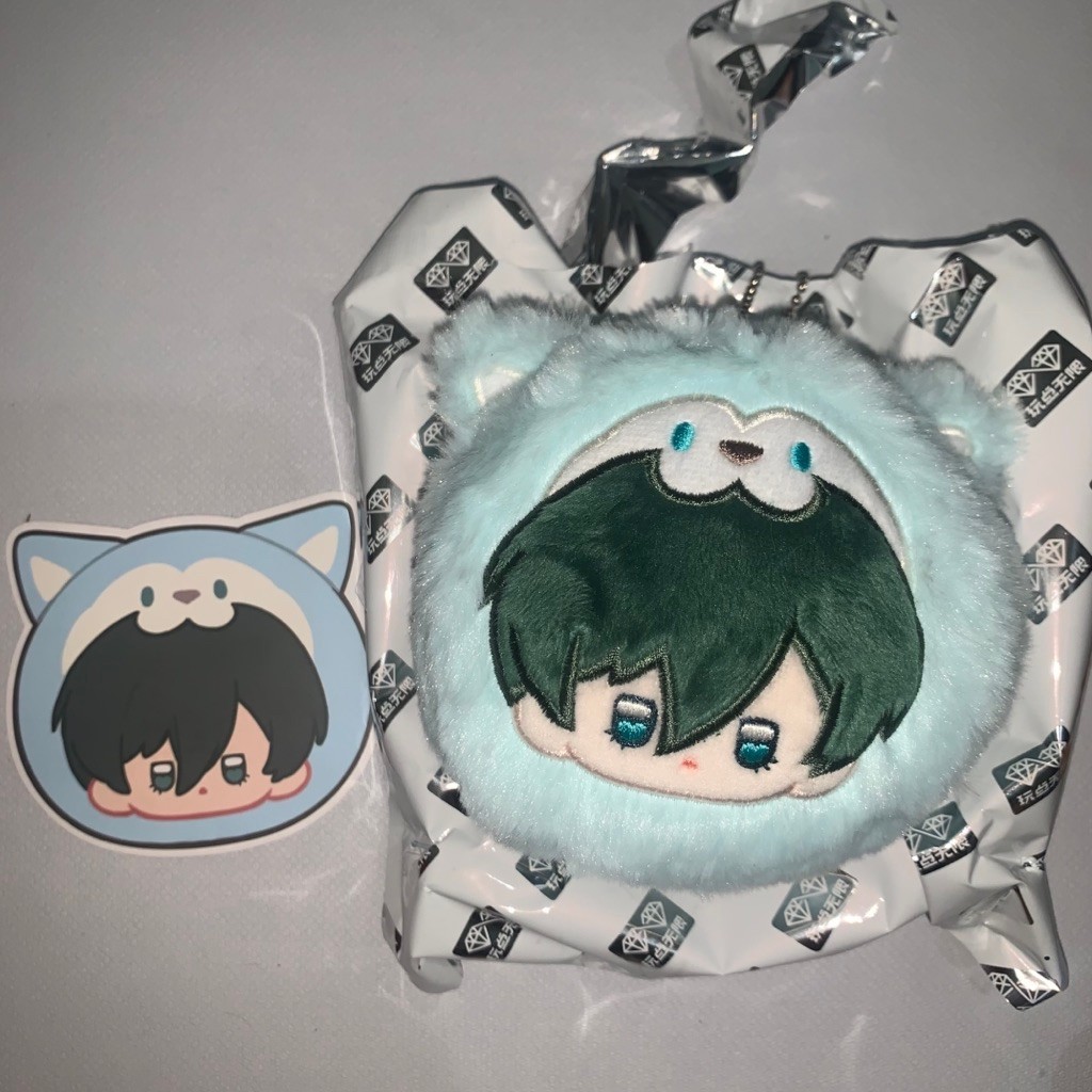 [READY] official Blind box SELECTED Media Link Blue Lock Head Animal Plush Dumpling Keychain Figure 