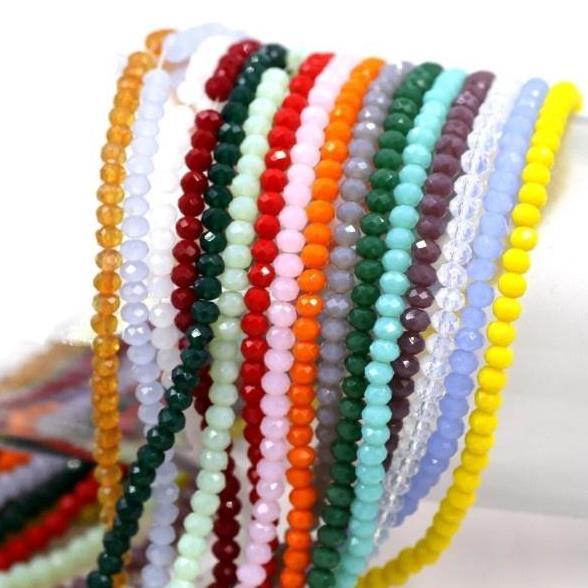 HOT SALE (Part 1) Manik Kristal Ceko 4mm / Manik Bakpau / Manik Kristal Bakpau Ceko / Manik Gepeng /