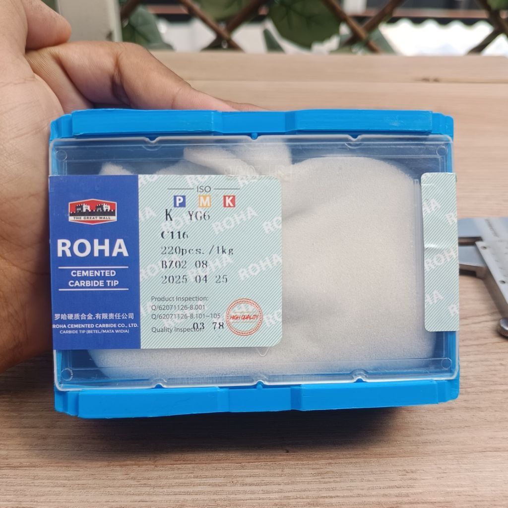 Mata Widia C116 YG6 - Tip Pahat Bubut Besi | Mata Bor Sumur