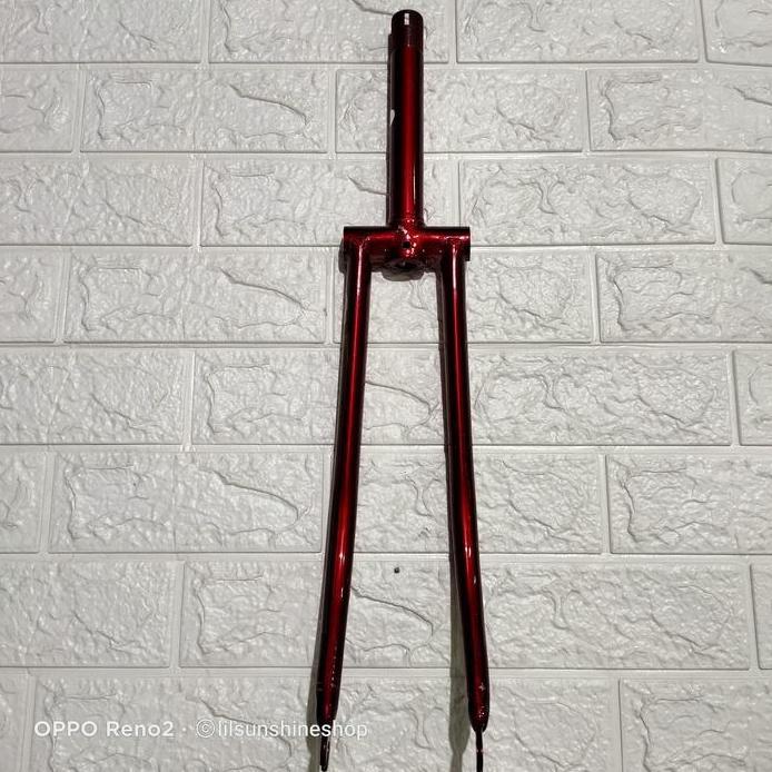 Fork 24 Sepeda MINI City Bike PHOENIX Pipa Steertube Drat Ulir Standard 25.4mm Lubang Tiang Stem Ins
