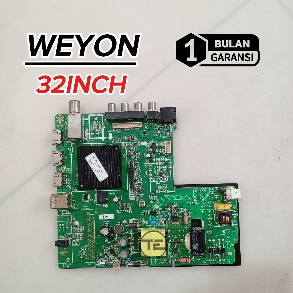 MB WEYON 32INCH MESIN TV LED WEYON 32 INCH MAINBOARD MOTHERBOARD MODUL MOBO TV LED WEYON