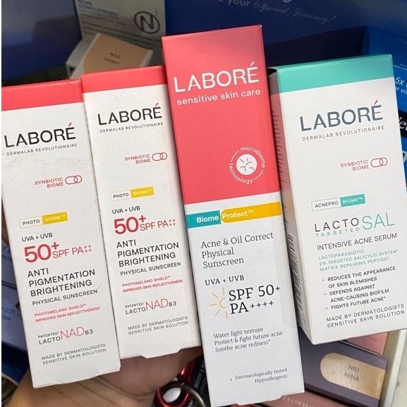 PL dan NEW LABORE SERUM, SUNSCREEN