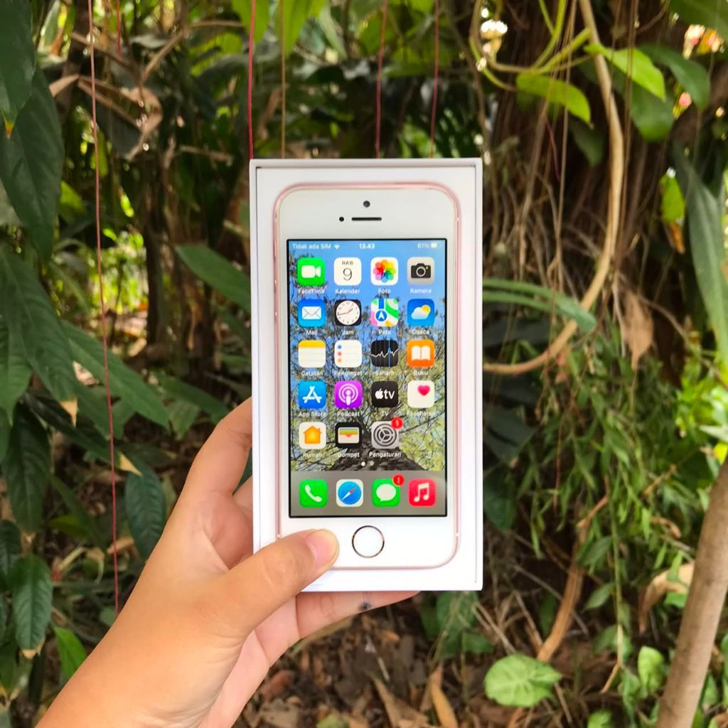 iPhone SE 1st Gen (2016) 64GB - Rose Gold (BEBAS RESET/UPDATE)
