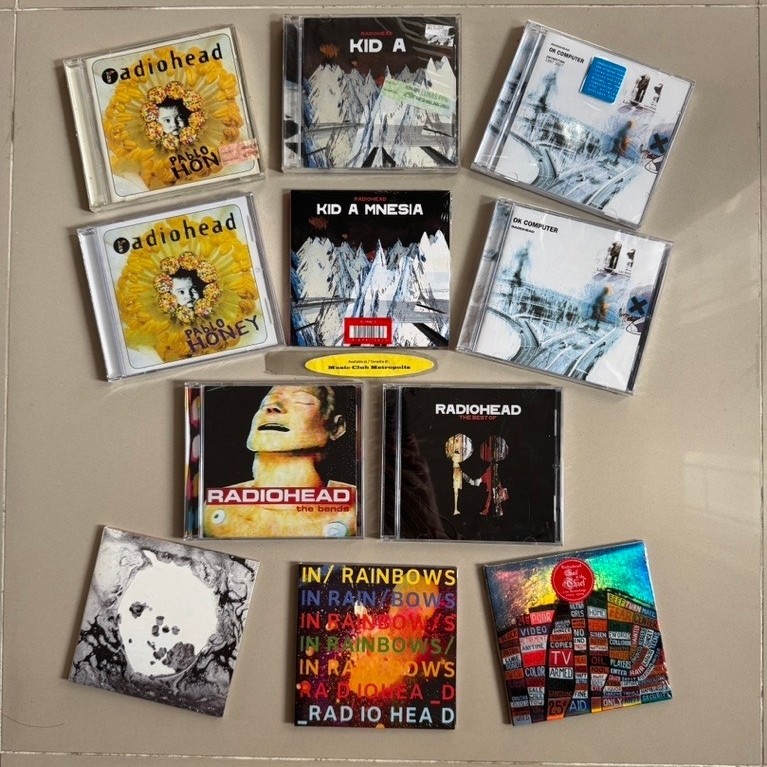 CD RADIOHEAD - OK COMPUTER REGULER ATAU DELUXE /PABLO HONEY 1ST PRESS ATAU RE-ISSUE / KID A / KID A 