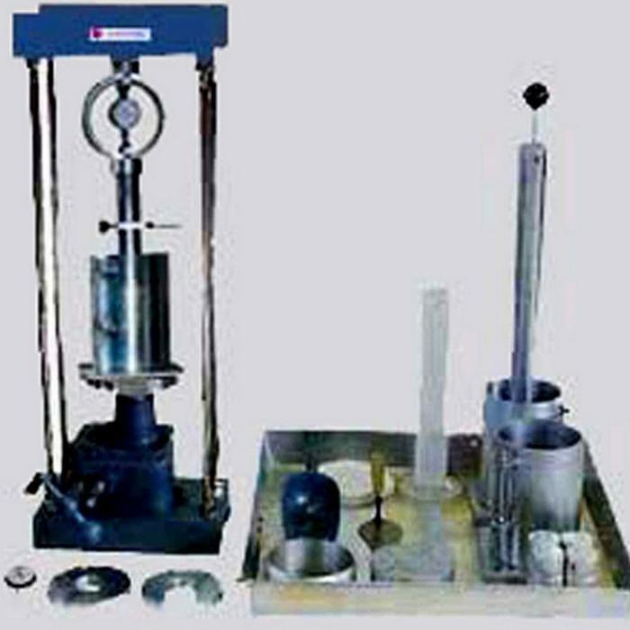 JUAL LABORATORY CBR TEST SET ASTM D-1883 / AASHTO T-193 HAND MANUAL
