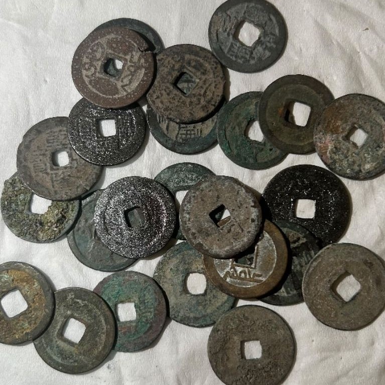 koin kepeng gobog china song dinasty era kangxi untuk koleksi