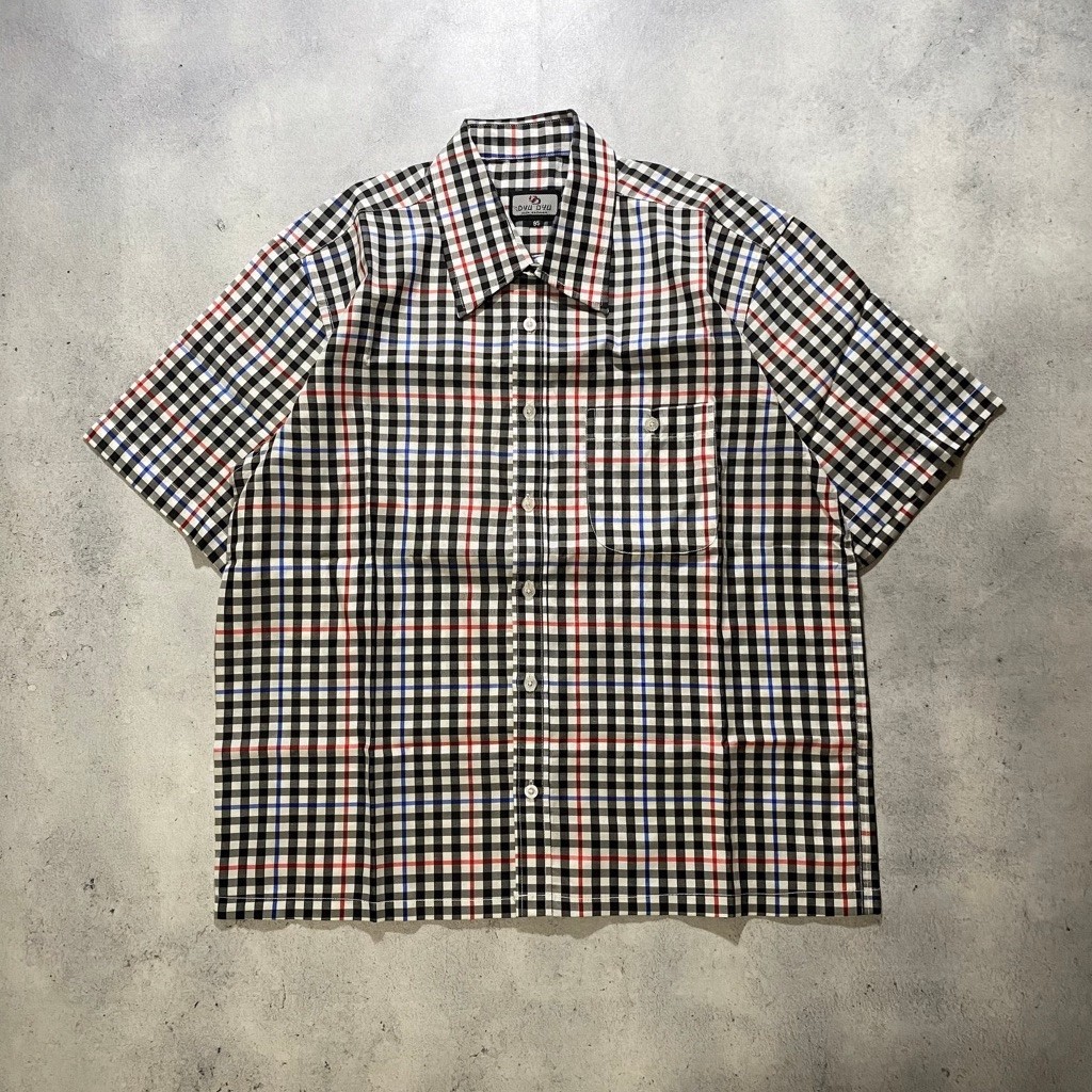 Boxy Plaid Shirt by Dyu-Dyu (Unisex) Size M