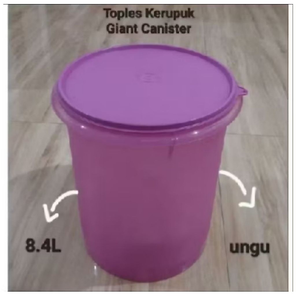 Giant Canister 8.4 liter Tupperware