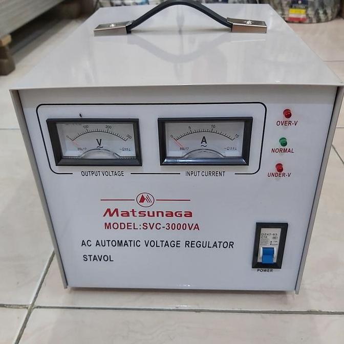 Stabilizer listrik MATSUNAGA 3000wat 3000va 3000watt stavol